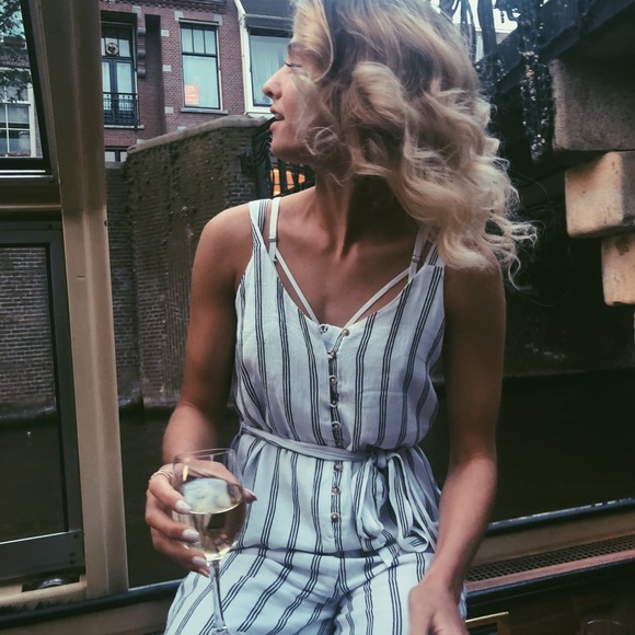 Dynamite button front jumpsuit - Picture 2 of 2